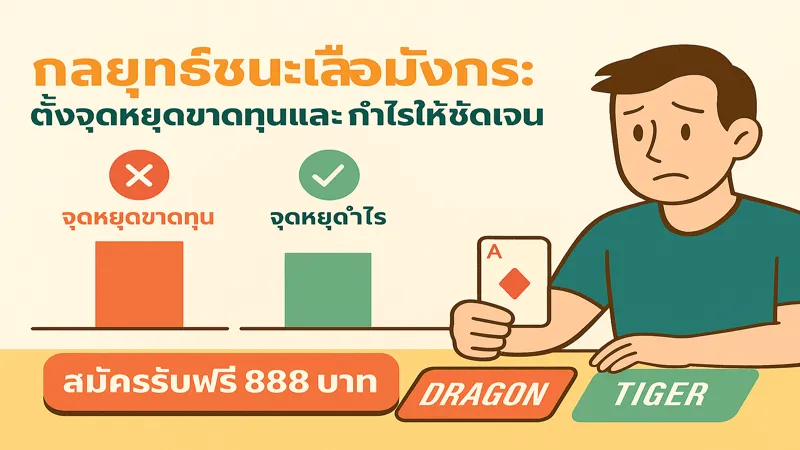 วิธีตั้งกำไรขาดทุนในเสือมังกร – สมัครรับฟรี 888 บาท